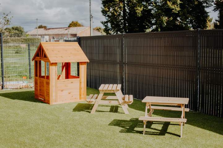 Espace extérieur crèche Meauzac